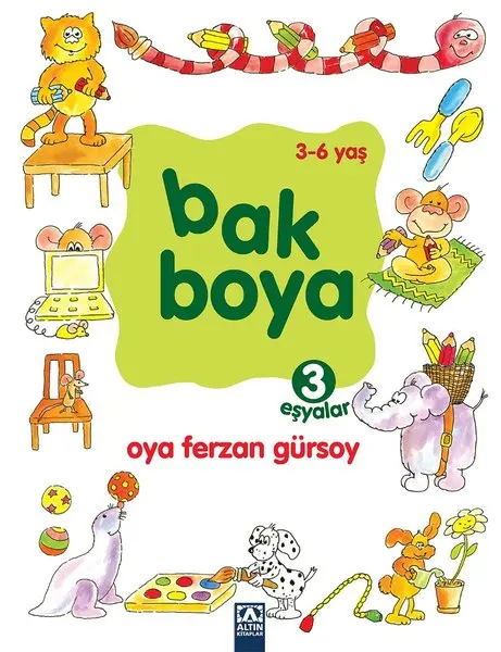 Bak Paint 3 рукоделие Ferzan Gürsoy золотые книги иллюстрированные Детские серии |