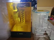 ANYCUBIC-máquina de limpieza de resina 2 en 1 para fotones Mars, lave & Cure 2,0, LCD, DLP SLA, modelos de impresora 3D, curado rotativo UV