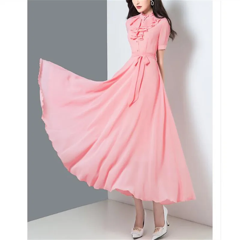 2020 Korean summer new elegant fashion cheongsam