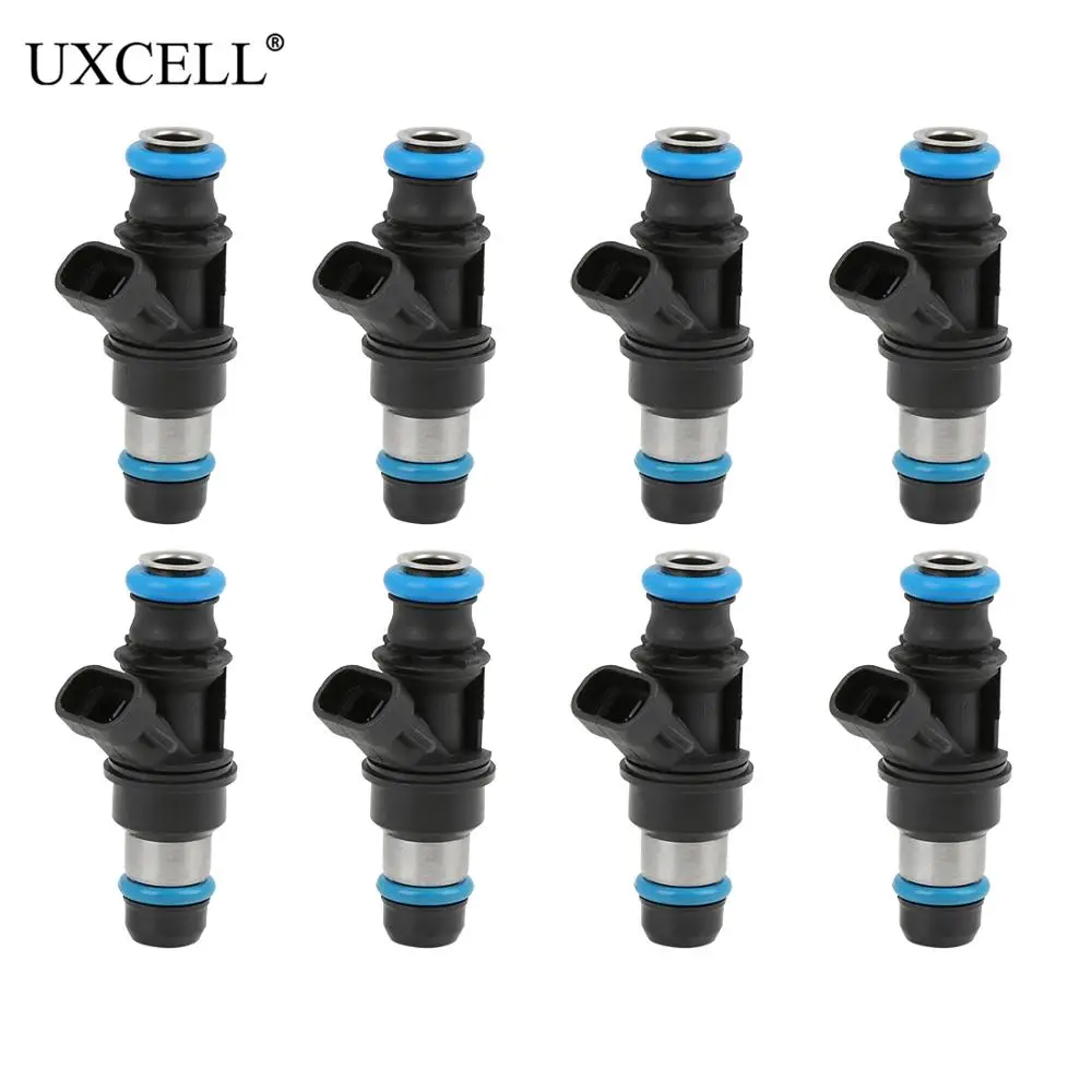 Uxcell 8 шт., сочетающаяся с потоком Топливная форсунка 25317628 для GMC Cadillac Chevrolet Chevy 4.8L 5.3L 5.8L 6.0L