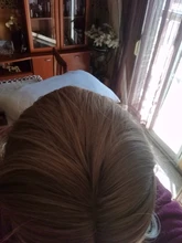 HENRY MARGU-Peluca de cabello sintético para mujer, pelo largo ondulado, color marrón claro, gris, ceniza, Rubio y blanco