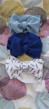 Diadema con lazos florales para bebé, elástico para Diadema con lazo Niña, banda de pelo turbante para recién nacido, accesorios para el cabello, 3 uds.
