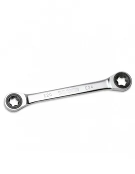 

DOGHER 474-E6-E8 STAR KEY WRENCH FLAT RATCHET E6-E8