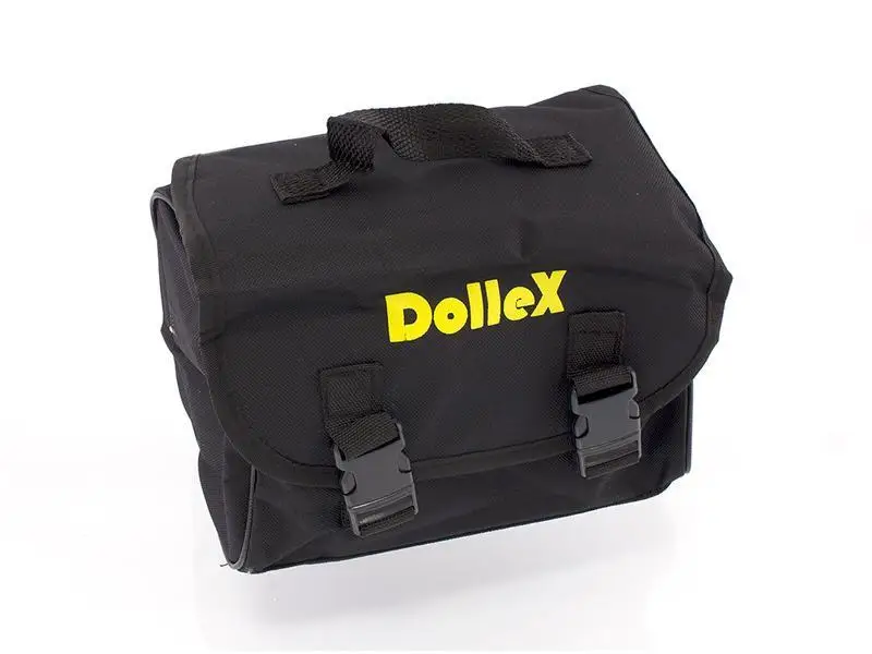Компрессор DolleX 12V, 30 A, 10 Атм, 72 л/мин, 2-х поршневой, предохр-ль, шланг, на клеммы, сумка