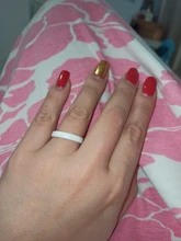 Anillo de cerámica con corte de Hermosa mano para mujer, joyería de calidad superior sin arañazos, 4mm, rosa claro, negro, blanco, nuevo