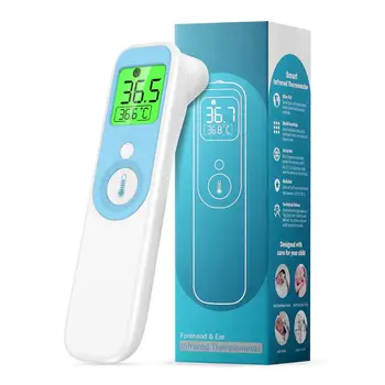 

Thermometer for Adults Forehead Thermometer for Fever Non Contact Infrared Digital Ear Thermometer with Fever Alarm