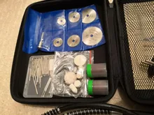 Dremel-minitaladro eléctrico, grabador, herramienta rotativa, pulidora, 180W, herramienta eléctrica, pluma de grabado de velocidad Variable con accesorios