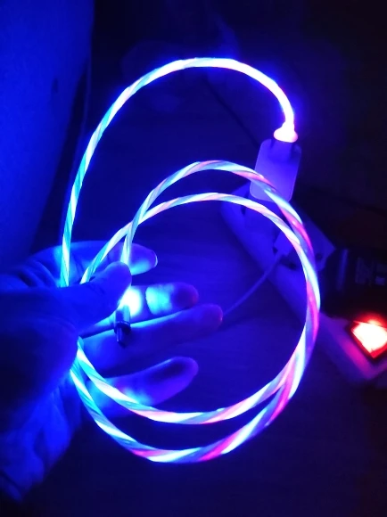 LED Magnetic Charging Cable photo review