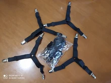 Belt-Fastener Blanket Mattress Clip Gripper Bed-Sheet Elastic White Tidy Non-Slip And