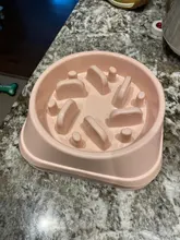 Slow Feeder Dog Bowl Eating Interactive Down Feed Large Feed Pet Bloat Stop