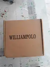 Pocket Purse Trifold Wallet Williampolo Genuine-Leather Zip-Coin Brand Men Hight