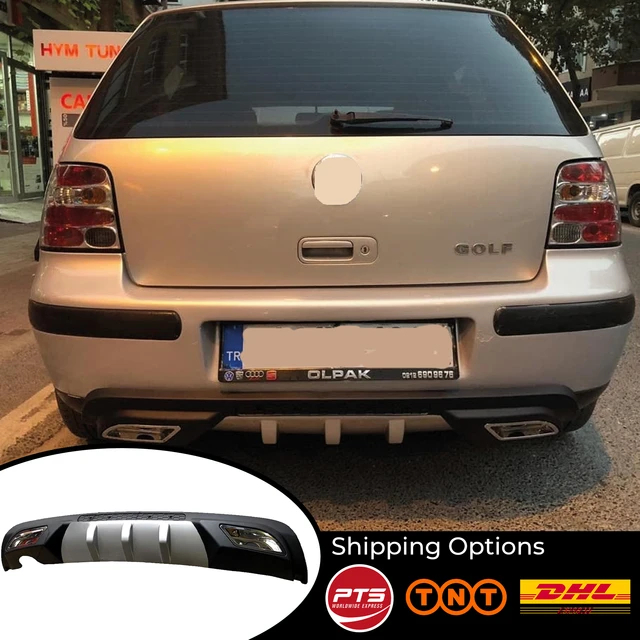 For VolksWagen Golf 4 Diffuser Rear Bumper AttachmentAuto Styling Car  Accessories Tuning Modified Spoiler Diffuser Wings Flaps - AliExpress