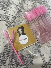 OKAYLASH-varitas de rímel de cristal, aplicadores de micropestañas de color rosa y menta, lujo, 50 Uds.