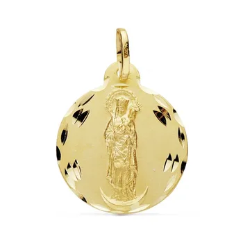 

Medal 18k gold Virgin Almudena 20mm. [AB0777GR] -Customizable-RECORDING INCLUDED IN THE PRICE