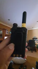 Antena de doble banda para Kenwood Baofeng Walkie Talkie  Negro
