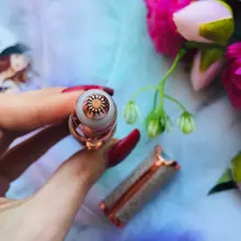 Pluma del condensador de ajuste para cejas para mujer, depiladora Facial de maquillaje, Afeitadora eléctrica portátil indolora, depilación corporal