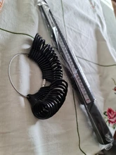 Anillo de dedo de medición profesional, palo medidor oficial británico/americano para joyería DIY, conjunto de herramientas de medición