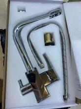 XOXO-grifo con filtro de agua potable para cocina, rociador con un solo orificio y rotación de 360 grados, CON MEZCLADOR montado en cubierta para fregadero, 81018