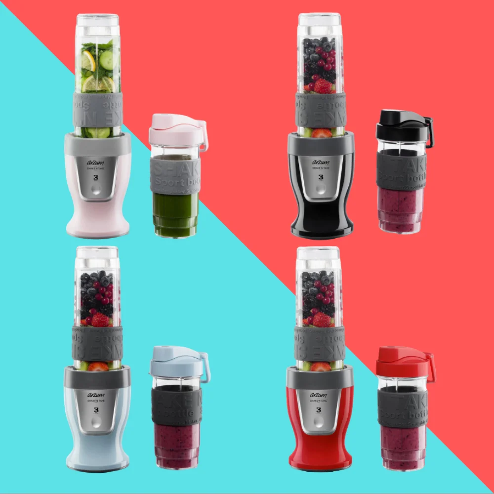 

Arzum Mixer Electric Juicer Machine Smoothie Blender Mini Food Processor Personal Blender Cup Juice Blenders Milkshake Blender