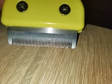 S M LYellow-cepillos de pelo para mascotas, para perro, gato, Animal PEQUEÑO, peine de aseo, cosquillas, cepillo de limpieza de piel, cortadora de pelo, herramientas Furmines