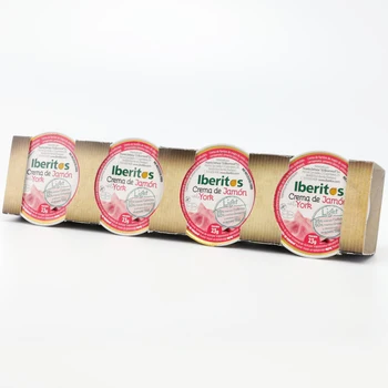 

IBERITOS-Cash Box 16 PACKs's soup cream Ham York Light with 4x23g-YORK LIGHT - 16x4 = 64 monodose