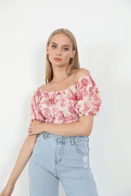 여성을 위한 터키산 고품질 여성용 블라우스 패턴