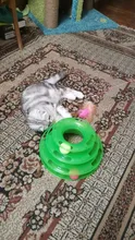 3 Levels Pet Cat Toy Funny Tower Tracks Disc Cat Tracks Toys Training Intelligence Amusement