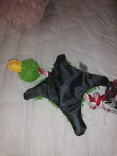 Perro de juguete duradera lindo papá pato haciendo sonido perro de peluche juguetes masticables para cachorros formación juguetes para la dentición para pequeños perros mediano