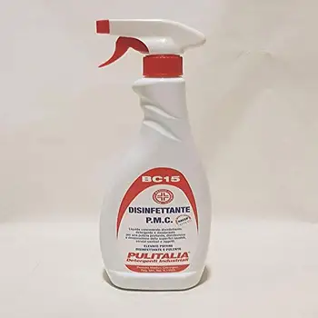 

Disinfectant surfaces 5 litres anti: bacteria, yeasts, miceti and algae. Perfect for home use and/or industrial, shops, bars