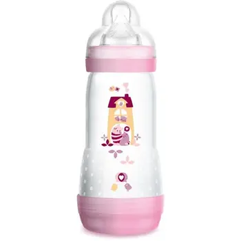 

MAM Easy Start Anti-Colic Bottle - 320ml - 0 to 6 months-Flow Nipple 3-girl