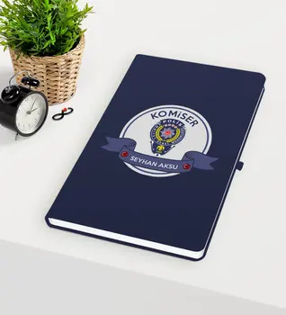 

Personalized Commissioner Themed Navy Blue Notebook-1