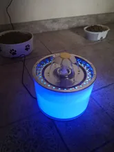 Dispenser-Container Fountain Cat-Bowl Water-Level-Display Electric-Water-Feeder Dogs