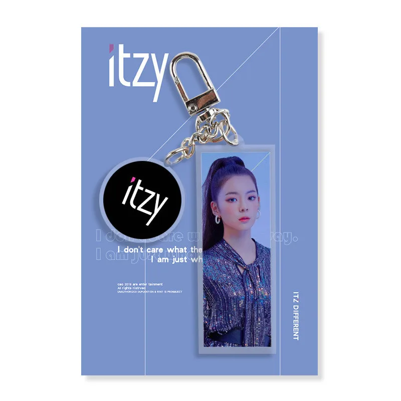 K POP ITZY акриловый брелок IT'z разные IT'z ICY RYUJIN CHAERYEONG YEJI YUNA LIA YGG342