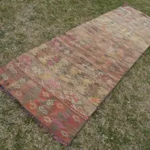 Стильный ковер в стиле бохо 2'11'' X 8'12''/88X274 см