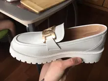 AIYUQI-Zapatillas de deporte de suela gruesa para mujer, zapatos informales de tendencia, de cuero genuino, para estudiantes, Primavera, Blanco nuevo, 2021