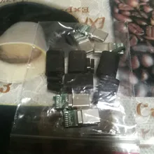 Tail Connectors Jack Electric-Terminals Male-Plug Type-C 5/10pcs Lot USB3.1 4-Pin Mirco