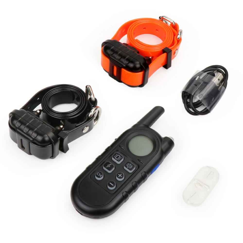 Telecomando Display Dog Trainer Bark Stop Collare Per Cani Addestramento Guinzaglio Per Cani Con 1/2 Cani