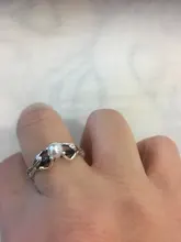 Anillo de compromiso de dos sirenas con perlas para mujer, joyería de boda, Color plata antigua, regalos de amor