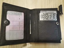2019 nuevo para hombre de cuero genuino cartera cremallera corta monedero marca de hombre de piel de vaca de crédito y billetera de identificación multifunción carteras pequeñas