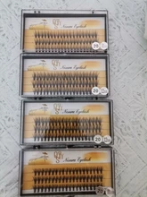 QSTY-Conjunto de pestañas postizas individuales, extensiones de pestañas largas naturales, 60 mechones/caja de maquillaje 20D visón Flare Cilio