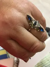 Clásico de moda de anillo de boda azul exquisito anillo de circón para mujer 2020 nueva moda joyería de la boda de regalo de Año Nuevo