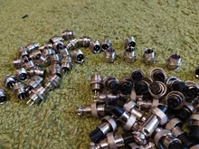 Male Connector-Plug Aviation GX12 with Cap-Lid 1set 2/3/4-/.. Circular-Socket-Plug 12mm