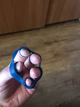 Pinza de mano de silicona expansor de dedo, ejercitador de fuerza de muñeca, bandas de resistencia del deportista para Fitness