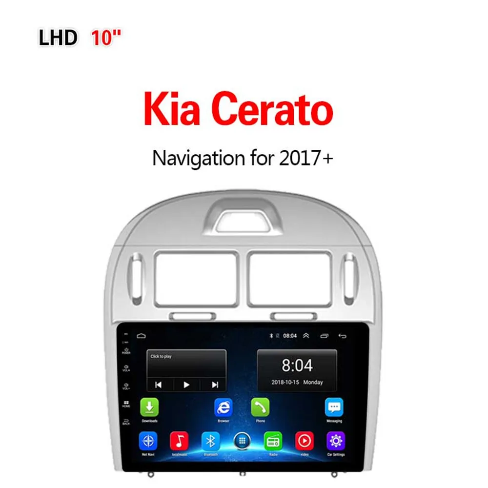 Lionet gps навигация для автомобиля Kia Cerato+ 10,1 дюймов LK1016Y - Размер экрана, дюймов: 4G 1G16G