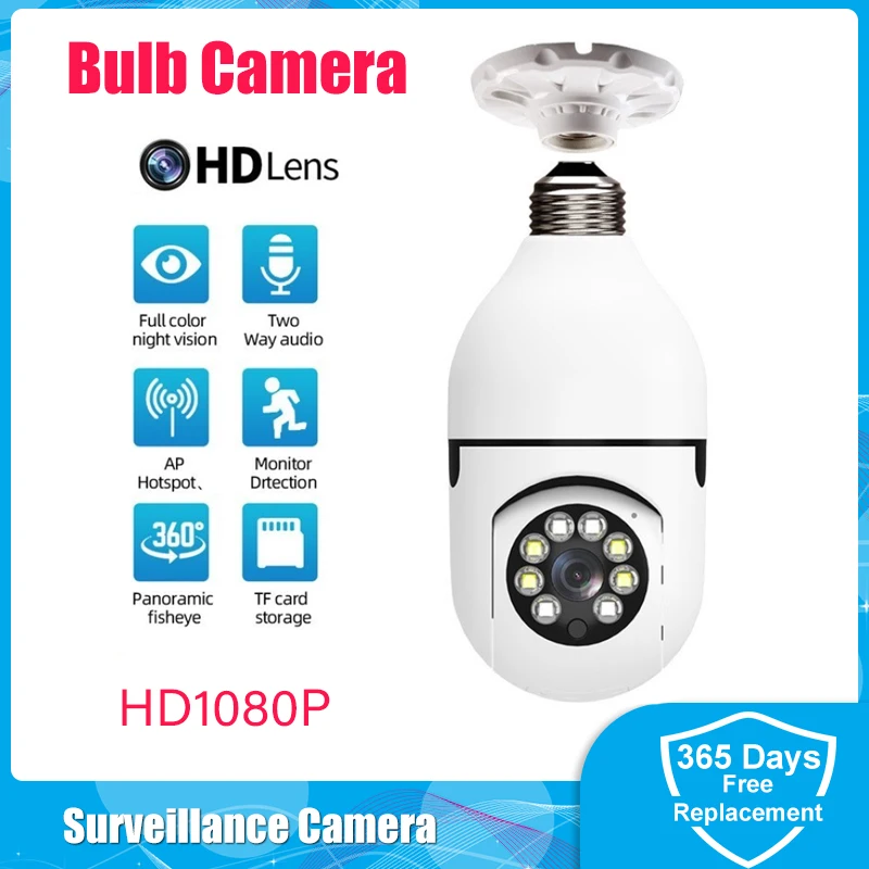 『Video Surveillance!!!』- Full HD 1080P Surveillance Camera with Wifi
360 Degree Camera Auto LED Light 2MP Web Tracking Security Wireless
Outdoor Camera