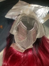 Pelucas de cabello humano brasileño remy para mujeres negras, peluca frontal de encaje 13x4, liso, color borgoña, Rubio, 613 bob corto