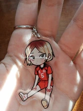 Llavero con anilla de voleibol para niño, Haikyuu, Anime Llavero bonito llavero de dibujos animados sleutelhanger 2020 nuevo llaveros Accesorios