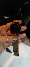 Japón Movimiento de Cuarzo de Alta Calidad 36mm hannah Martin Mujeres de Malla de Acero Inoxidable de Oro Rosa Damas Impermeable Reloj Dropshipping