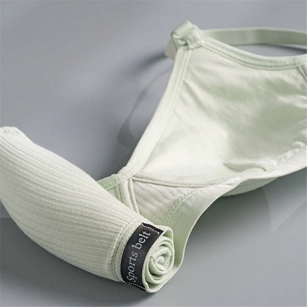 Ultra Thin Cotton Bras Summer Women Girls Wire Free Bra Hipster Comfortable Lingerie Sports Vest Sleep Bra Without Steel Ring