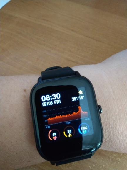 Smart Watch Men Full Touch Fitness P8 1.4 inch Tracker Blood Pressure Smart Clock Women GTS Smartwatch for Xiaomi photo review